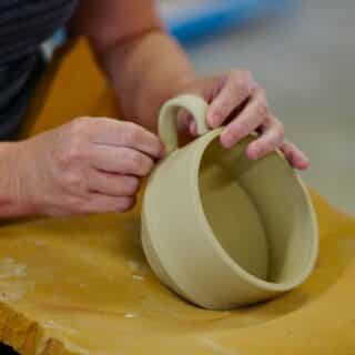 Pottery on the Wheel: Wednesday 9 a.m.-12 p.m. (B) (Gretchen Paux)